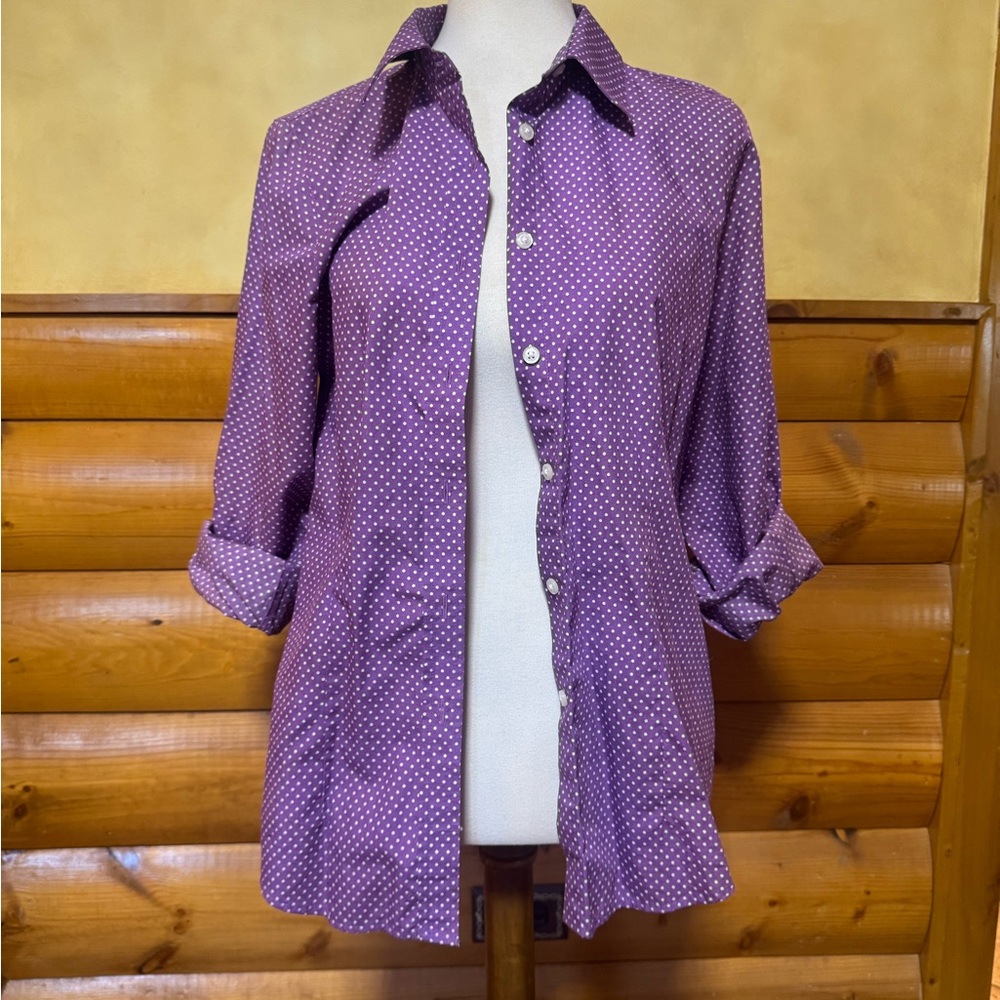 Orvis Button Down Cotton Blouse